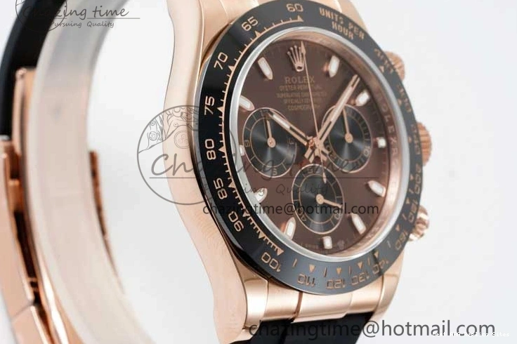 Best AAA Replica Sites Best Chocolate Strap 2274 Daytona QF Dial Edition 116515 SA 1:1 on Rubber Oysterflex Sophisticated 1218